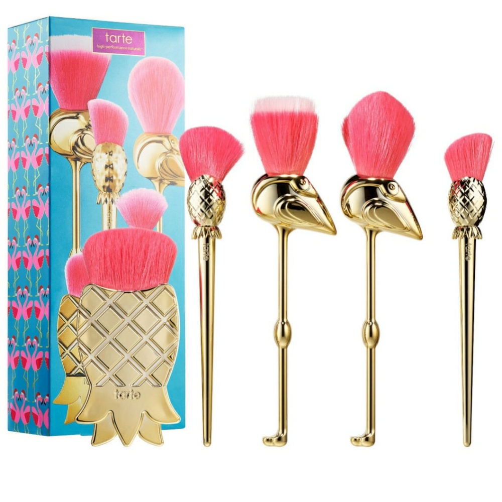 Tarte flamingo brush set BRAND NEW NEVER USED